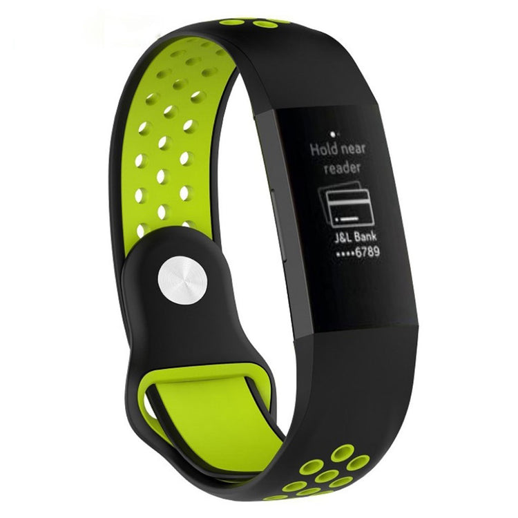 Vildt fantastisk Fitbit Charge 3 Silikone Rem - Flerfarvet#serie_10