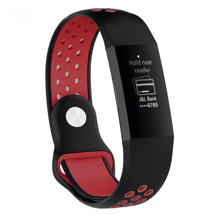 Vildt fantastisk Fitbit Charge 3 Silikone Rem - Flerfarvet#serie_11