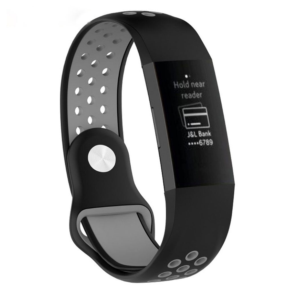 Vildt fantastisk Fitbit Charge 3 Silikone Rem - Flerfarvet#serie_12