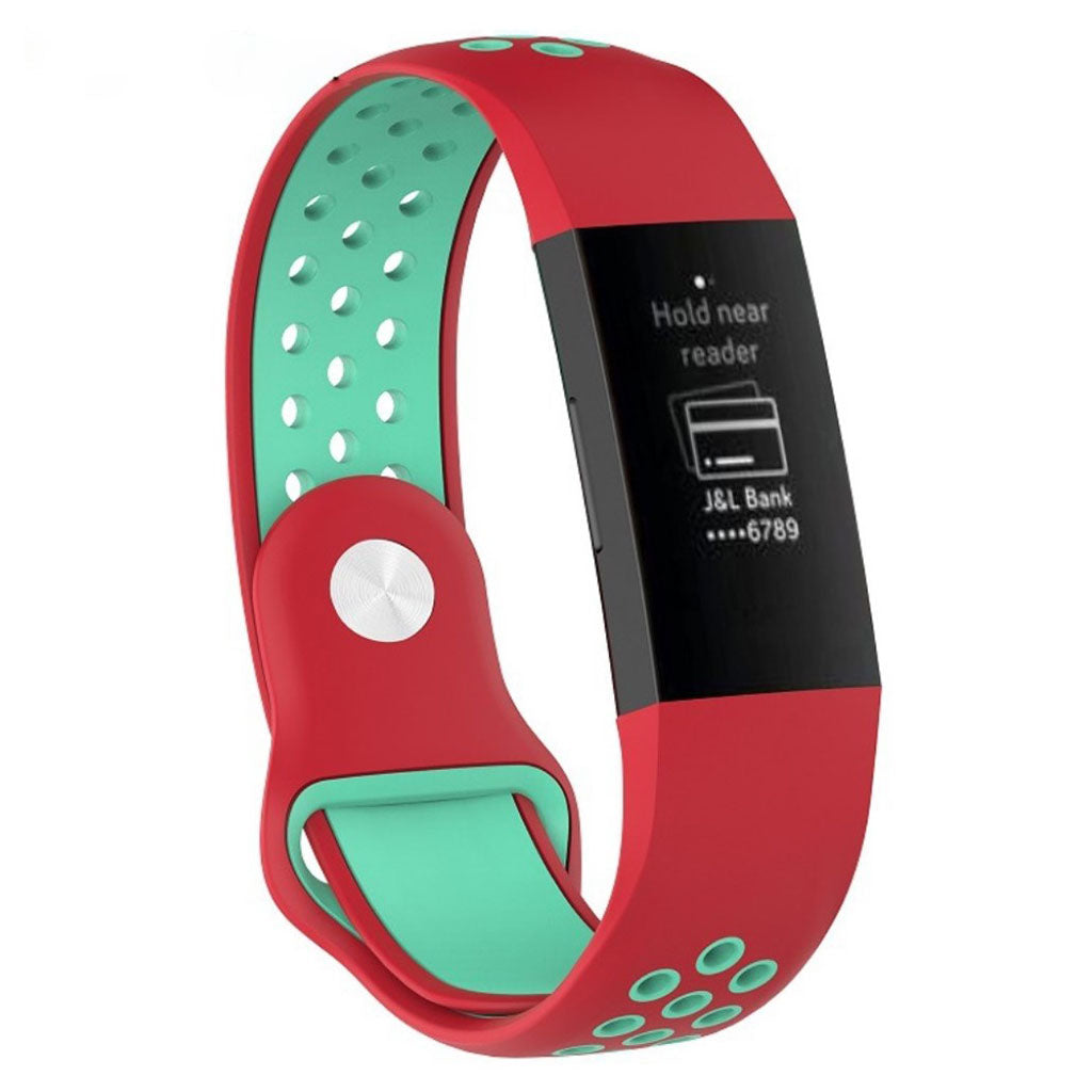 Vildt fantastisk Fitbit Charge 3 Silikone Rem - Flerfarvet#serie_4