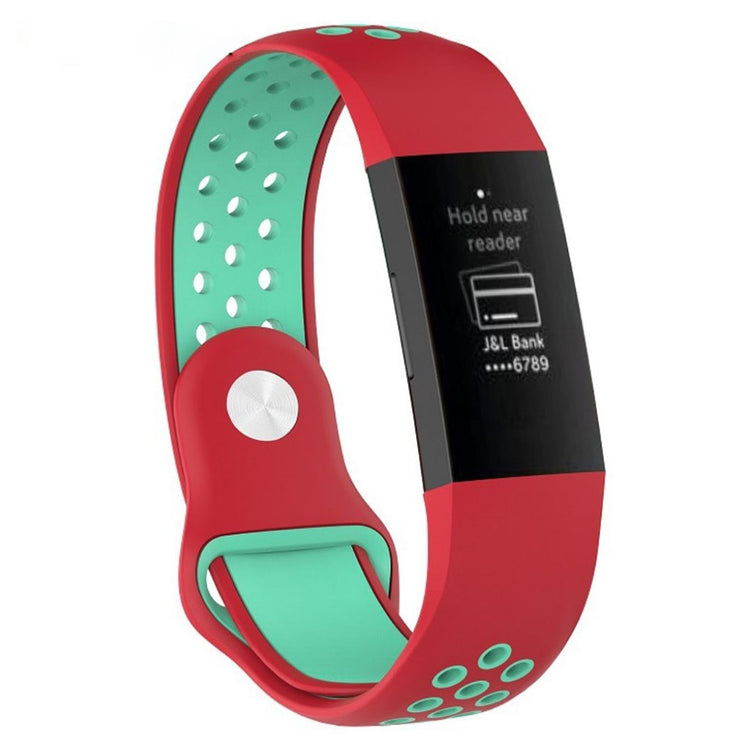 Vildt fantastisk Fitbit Charge 3 Silikone Rem - Flerfarvet#serie_4