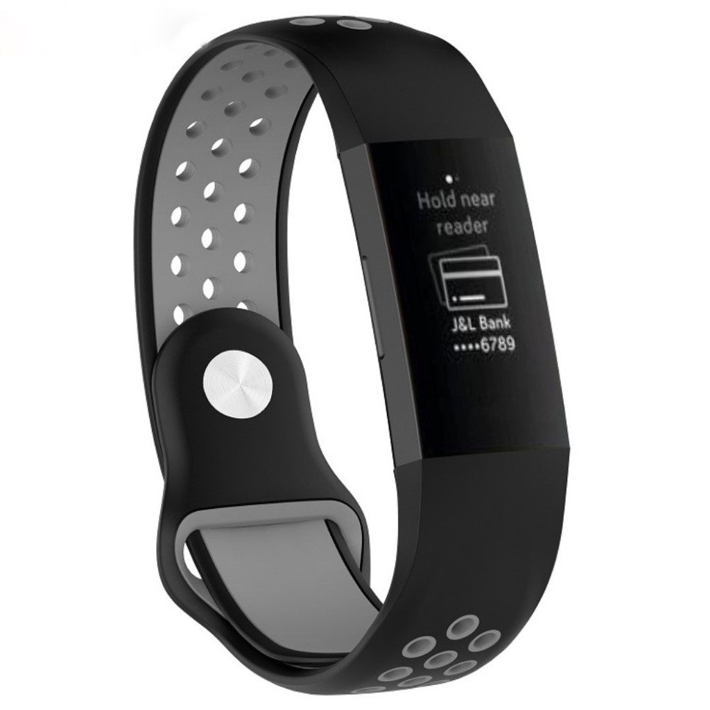 Stilfuld Fitbit Charge 3 Silikone Rem - Flerfarvet#serie_12