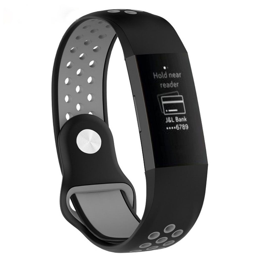 Stilfuld Fitbit Charge 3 Silikone Rem - Flerfarvet#serie_12