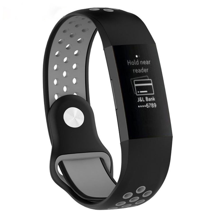 Stilfuld Fitbit Charge 3 Silikone Rem - Flerfarvet#serie_12