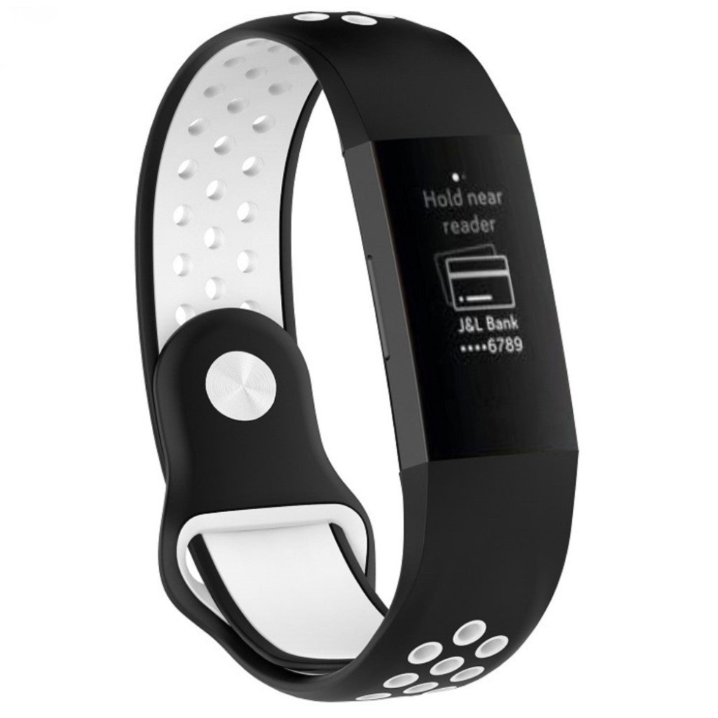 Stilfuld Fitbit Charge 3 Silikone Rem - Flerfarvet#serie_13