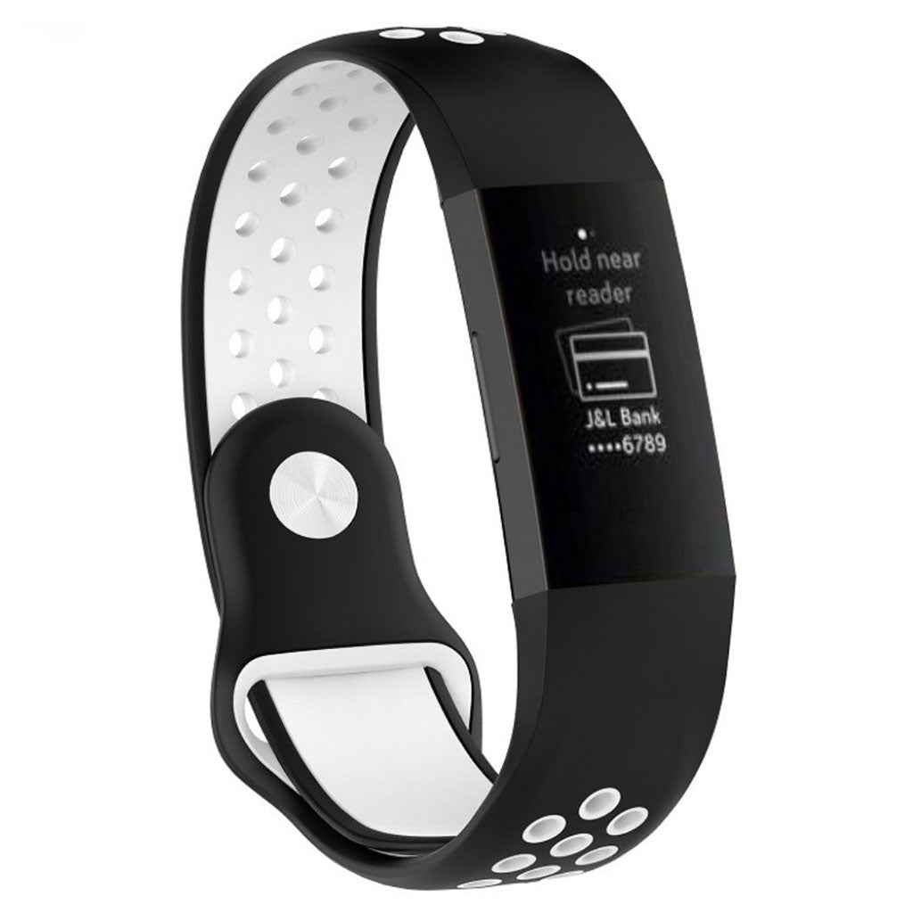 Stilfuld Fitbit Charge 3 Silikone Rem - Flerfarvet#serie_13