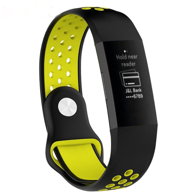 Stilfuld Fitbit Charge 3 Silikone Rem - Flerfarvet#serie_14