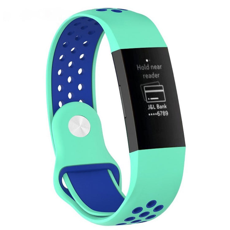 Stilfuld Fitbit Charge 3 Silikone Rem - Flerfarvet#serie_3