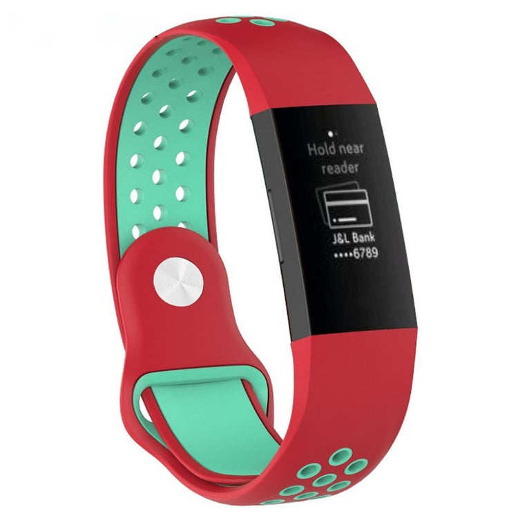 Stilfuld Fitbit Charge 3 Silikone Rem - Flerfarvet#serie_4