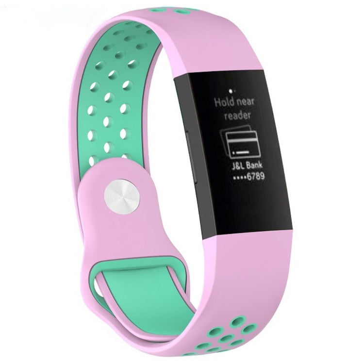 Stilfuld Fitbit Charge 3 Silikone Rem - Flerfarvet#serie_6