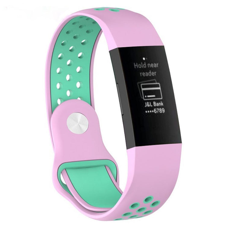 Stilfuld Fitbit Charge 3 Silikone Rem - Flerfarvet#serie_6