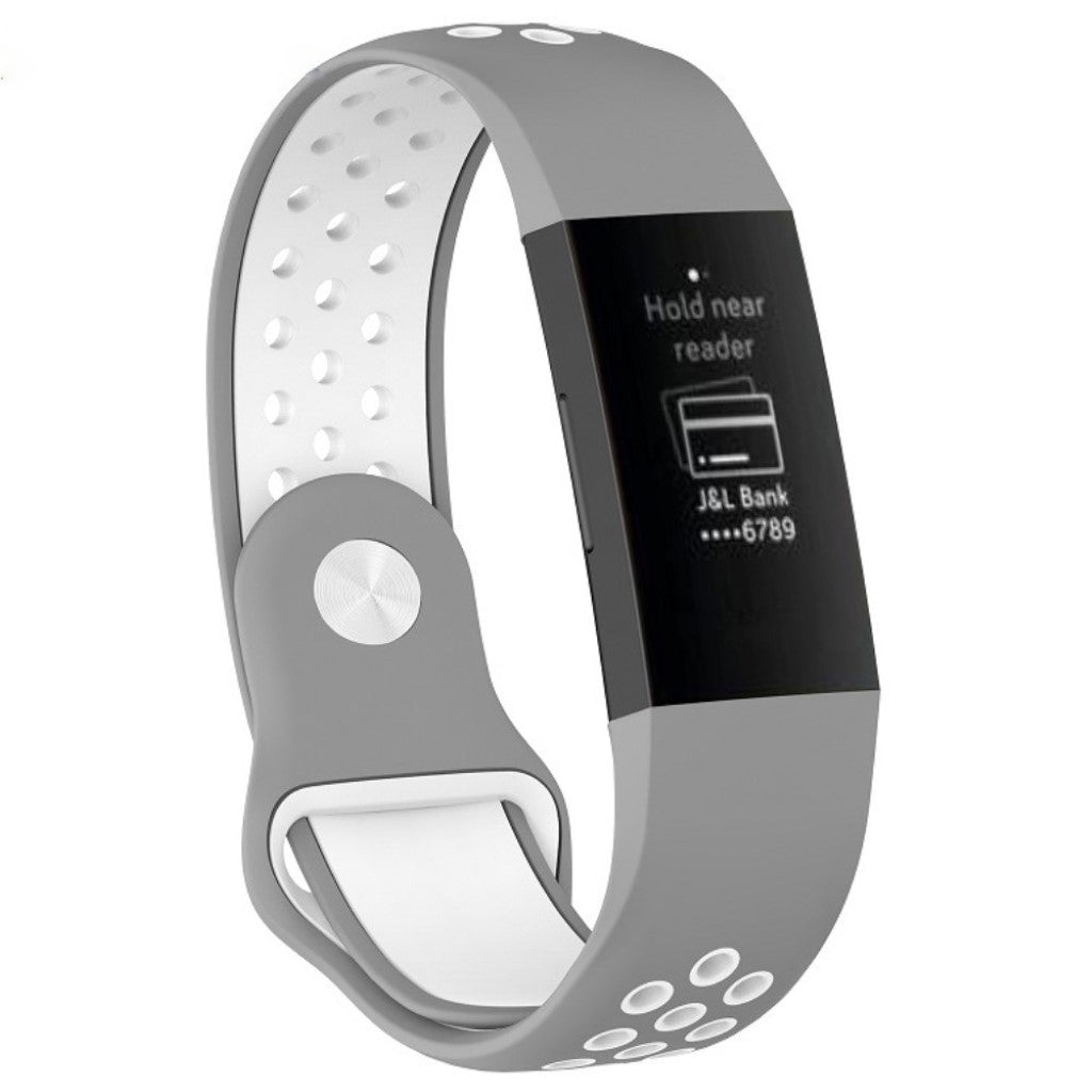 Stilfuld Fitbit Charge 3 Silikone Rem - Flerfarvet#serie_8