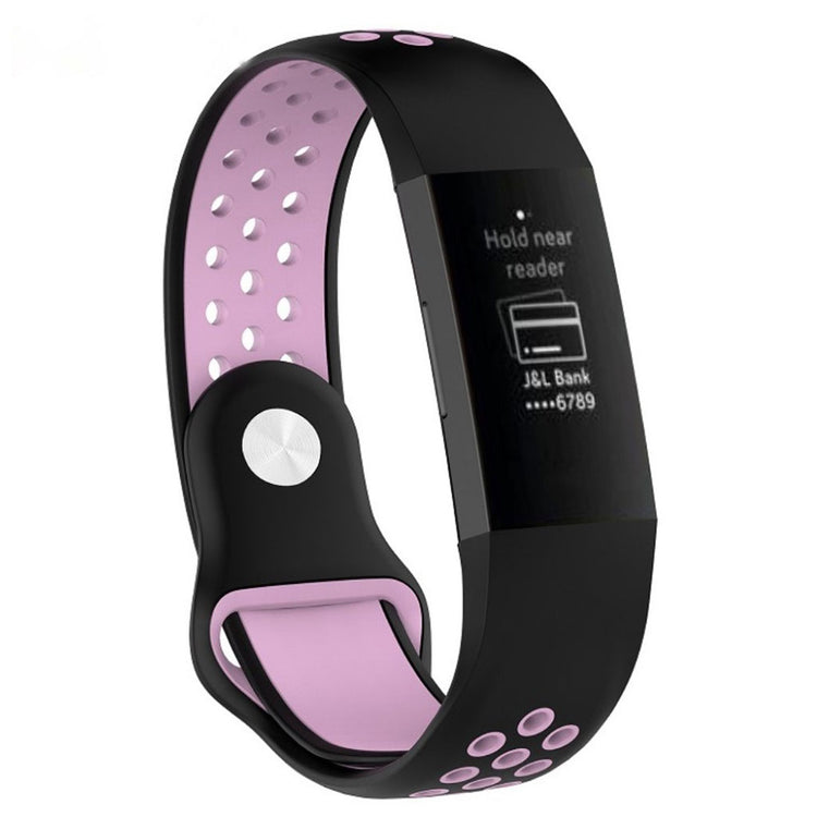 Stilfuld Fitbit Charge 3 Silikone Rem - Flerfarvet#serie_9