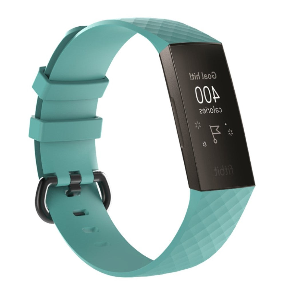 Mega smuk Fitbit Charge 3 Silikone Rem - Grøn#serie_3