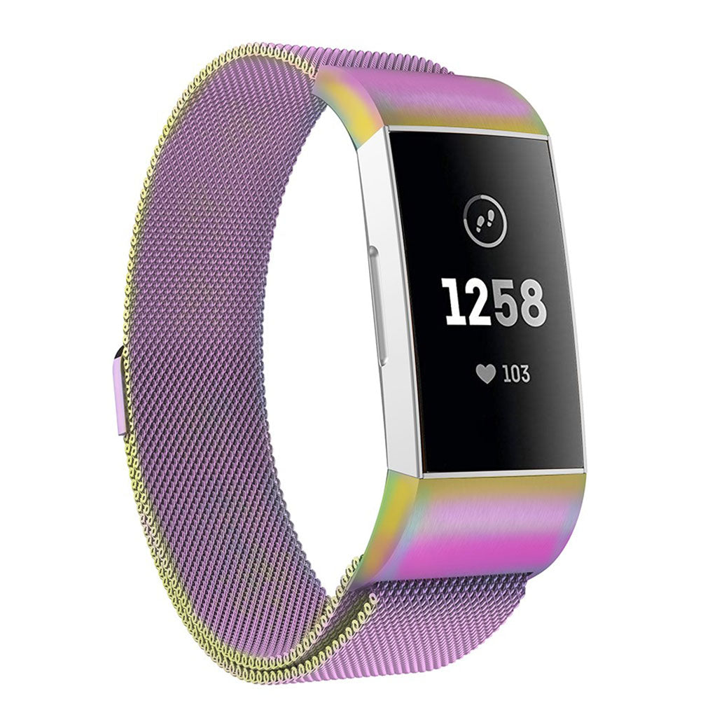 Helt vildt pænt Fitbit Charge 3 Metal Rem - Flerfarvet#serie_1