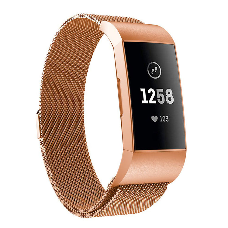 Helt vildt pænt Fitbit Charge 3 Metal Rem - Flerfarvet#serie_3