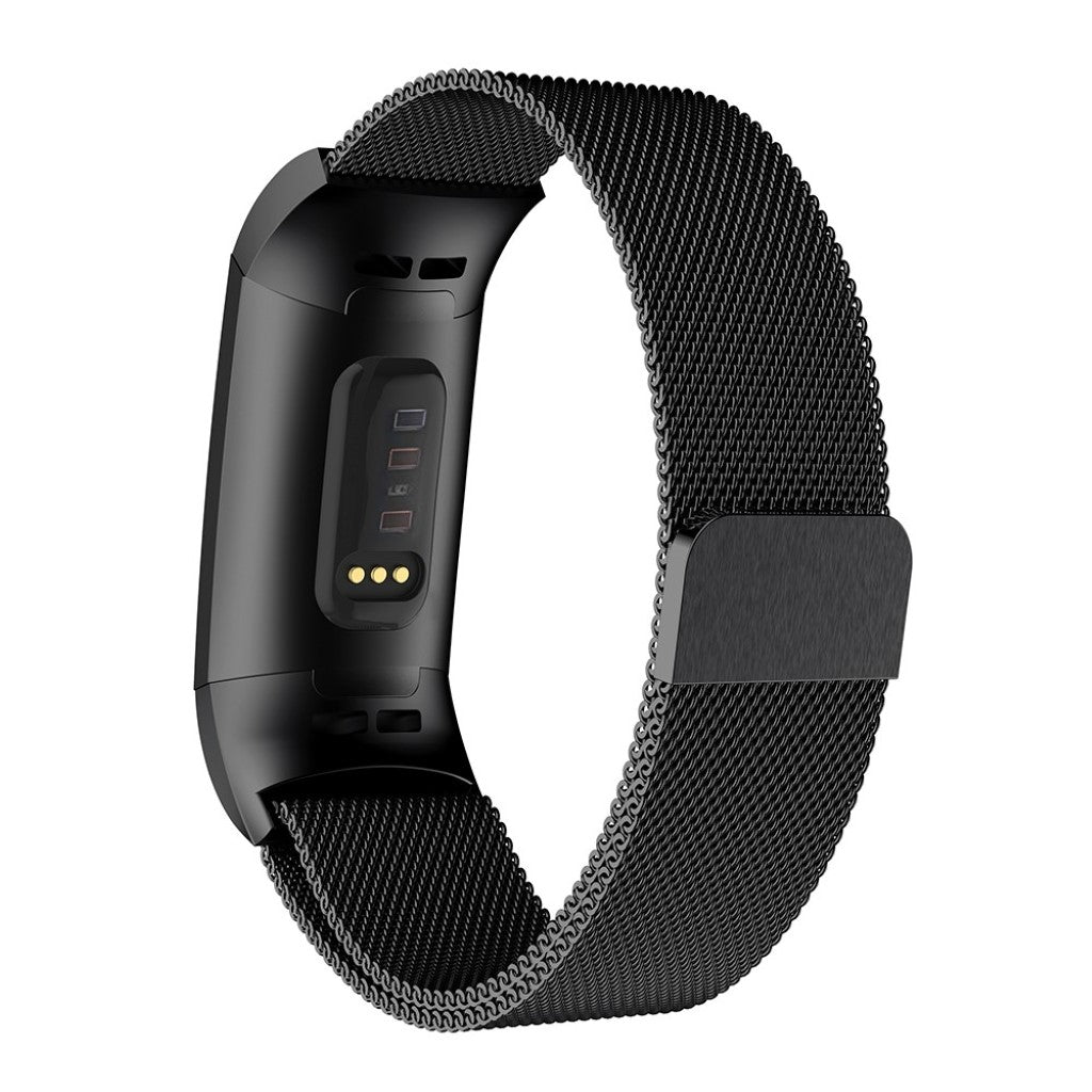 Helt vildt pænt Fitbit Charge 3 Metal Rem - Sort#serie_6
