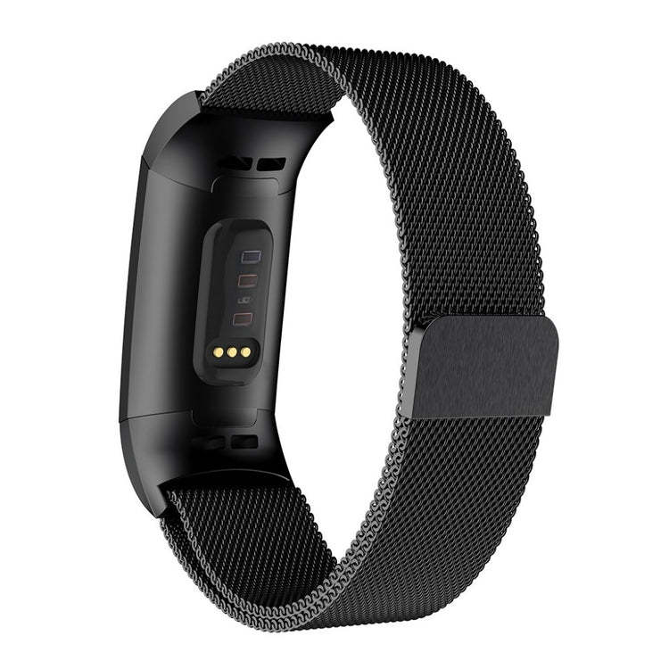 Helt vildt pænt Fitbit Charge 3 Metal Rem - Sort#serie_6