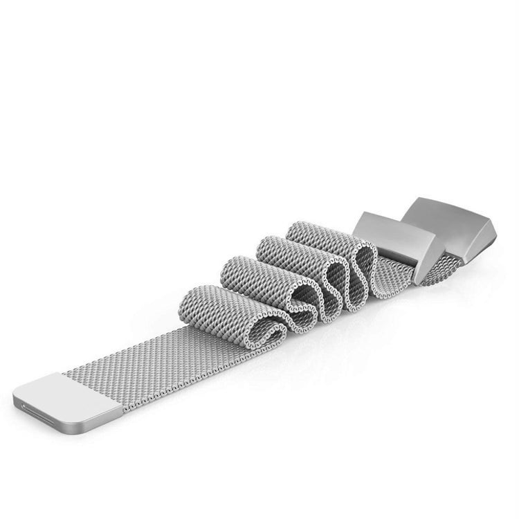 Mega fint Fitbit Charge 3 Metal Rem - Sølv#serie_5