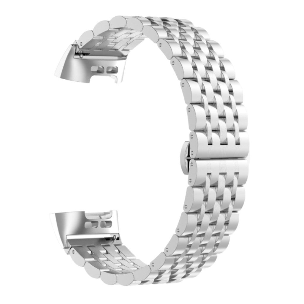 Godt Fitbit Charge 3 Metal Rem - Sølv#serie_3
