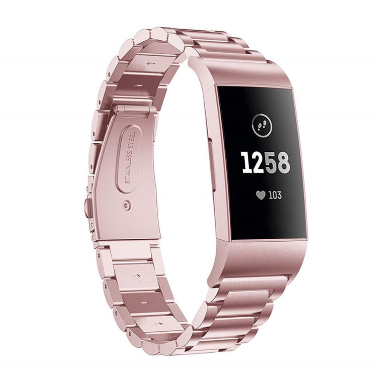 Meget slidstærk Fitbit Charge 3 Metal Rem - Flerfarvet#serie_2