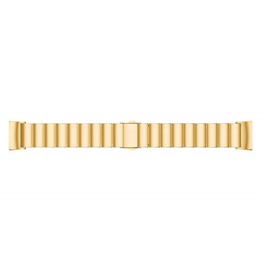 Meget elegant Fitbit Charge 3 Metal Rem - Guld#serie_1