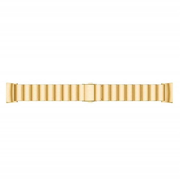 Meget elegant Fitbit Charge 3 Metal Rem - Guld#serie_1