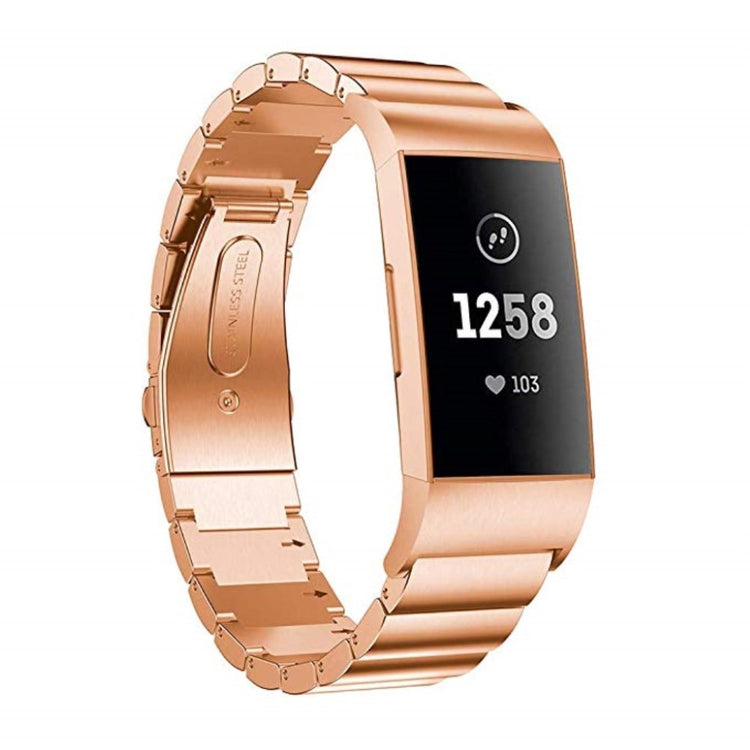 Meget elegant Fitbit Charge 3 Metal Rem - Flerfarvet#serie_2