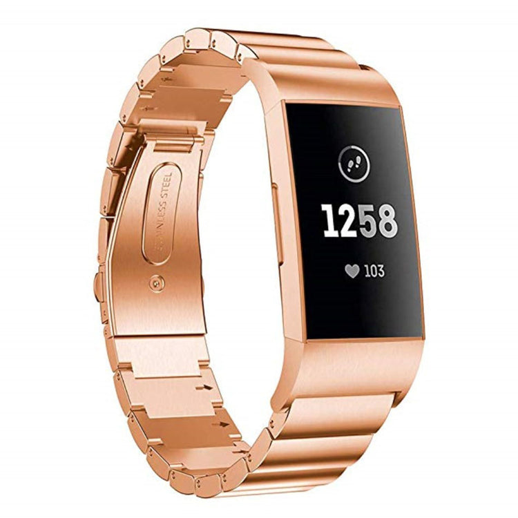 Meget elegant Fitbit Charge 3 Metal Rem - Flerfarvet#serie_2