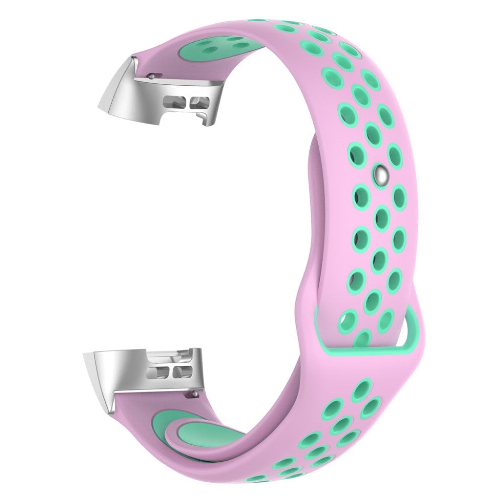 Super pænt Fitbit Charge 3 Silikone Rem - Flerfarvet#serie_1
