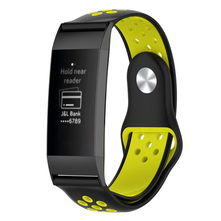 Super pænt Fitbit Charge 3 Silikone Rem - Flerfarvet#serie_2