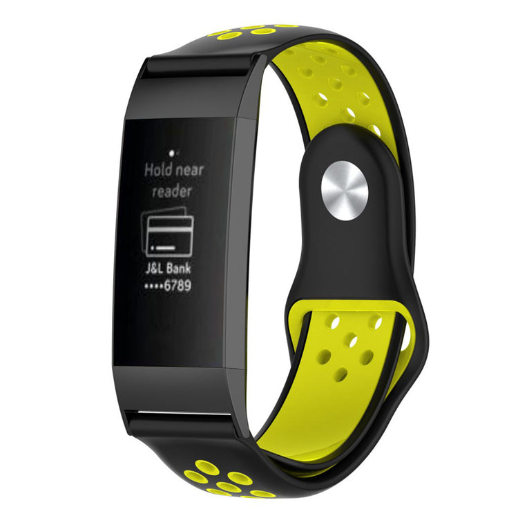 Super pænt Fitbit Charge 3 Silikone Rem - Flerfarvet#serie_2