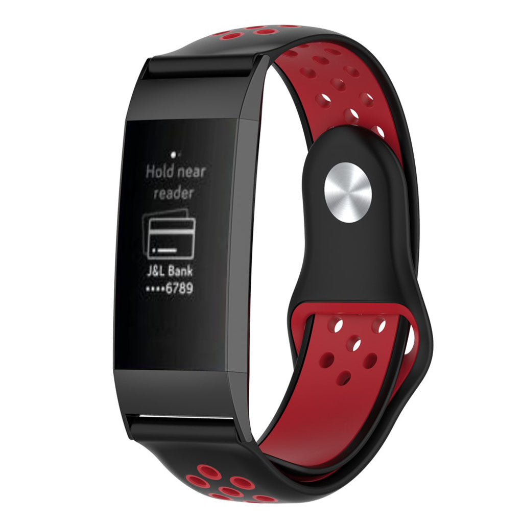 Super pænt Fitbit Charge 3 Silikone Rem - Flerfarvet#serie_3