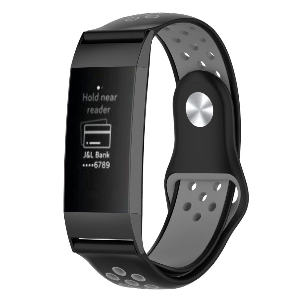 Super pænt Fitbit Charge 3 Silikone Rem - Flerfarvet#serie_7
