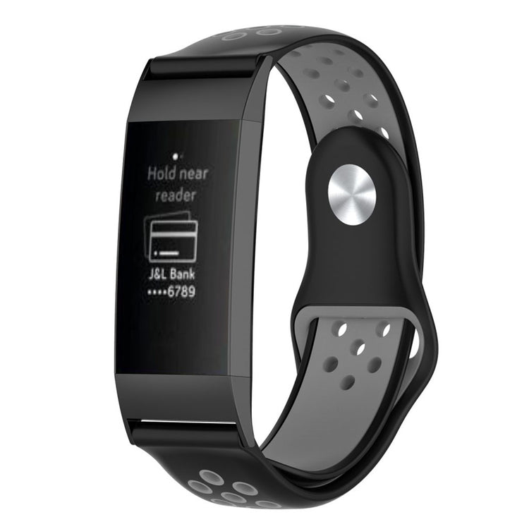 Super pænt Fitbit Charge 3 Silikone Rem - Flerfarvet#serie_7
