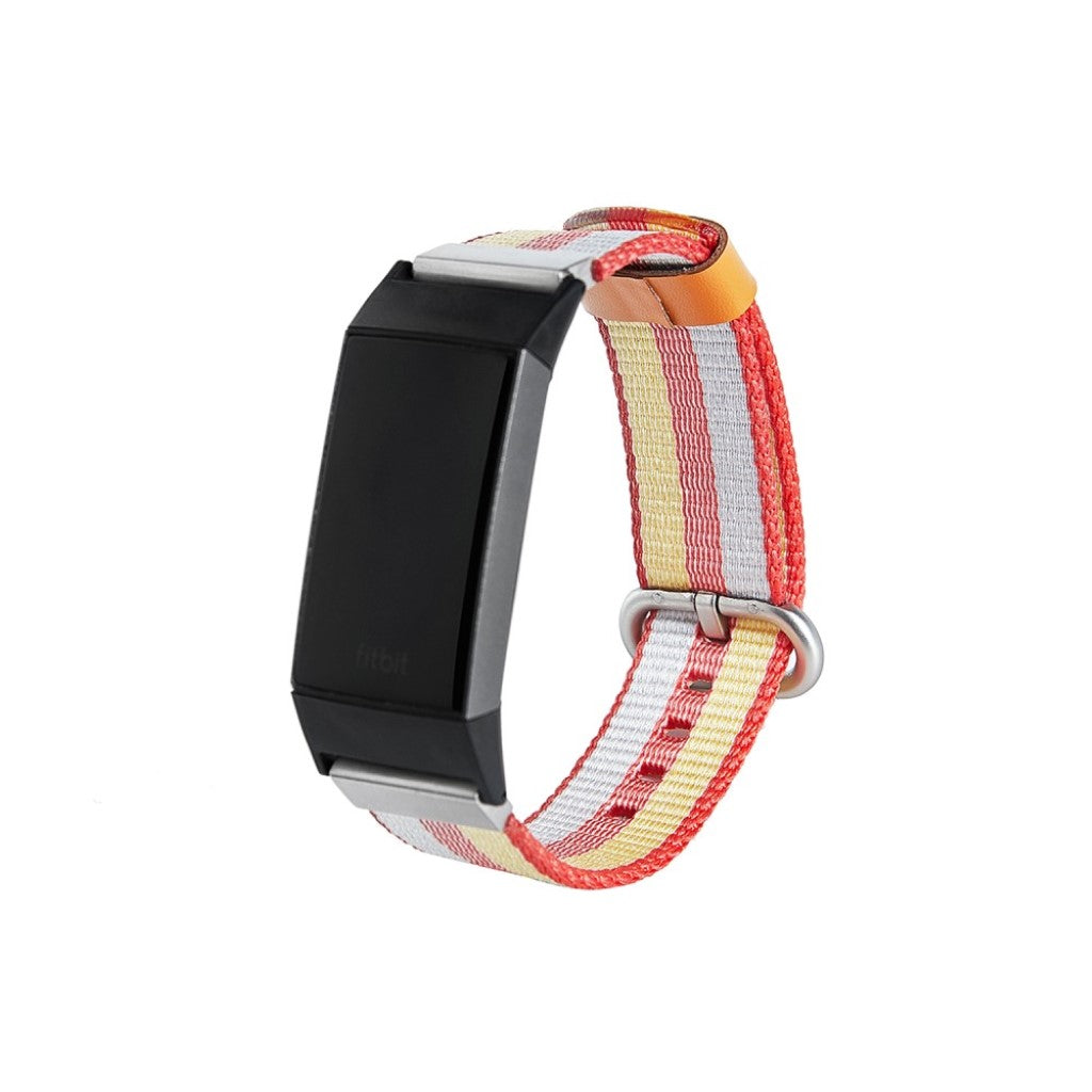 Meget kønt Fitbit Charge 3 Nylon Rem - Flerfarvet#serie_6
