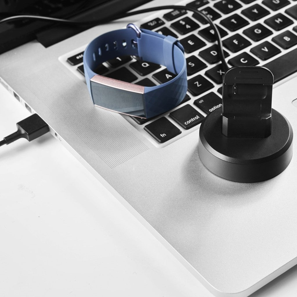 Fitbit Charge 3 USB Ladestation Kabel - Sort#serie_031