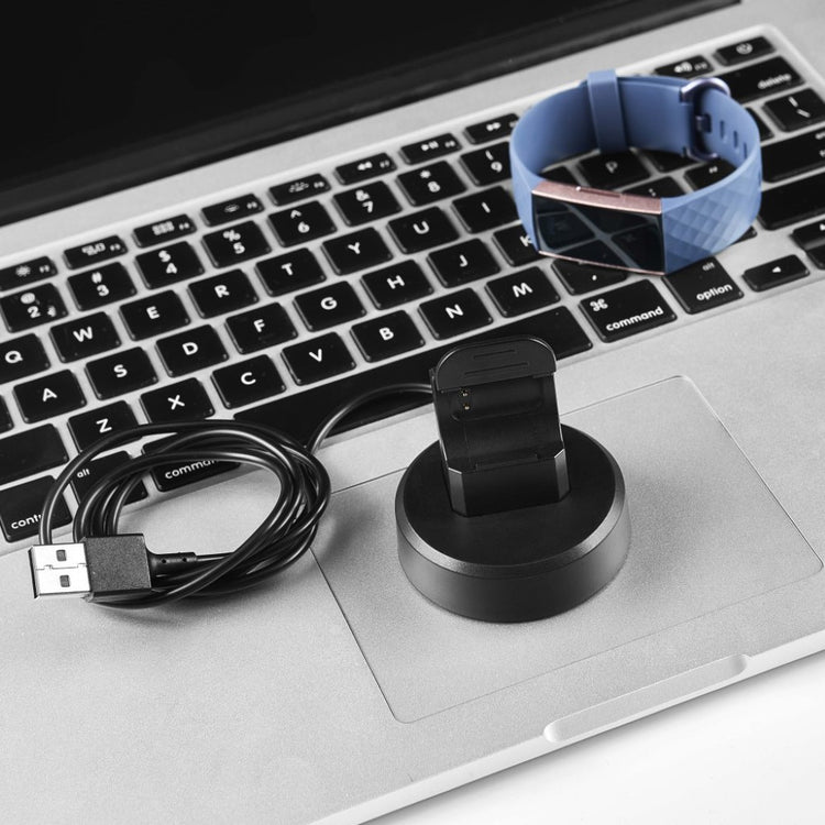 Fitbit Charge 3 USB Ladestation Kabel - Sort#serie_031