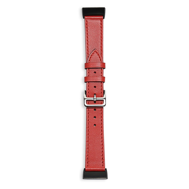 Tidsløst Fitbit Charge 3 Ægte læder Rem - Beige#serie_3