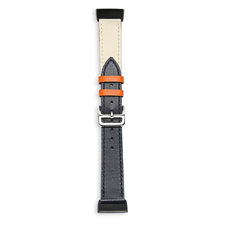 Tidsløst Fitbit Charge 3 Ægte læder Rem - Flerfarvet#serie_7