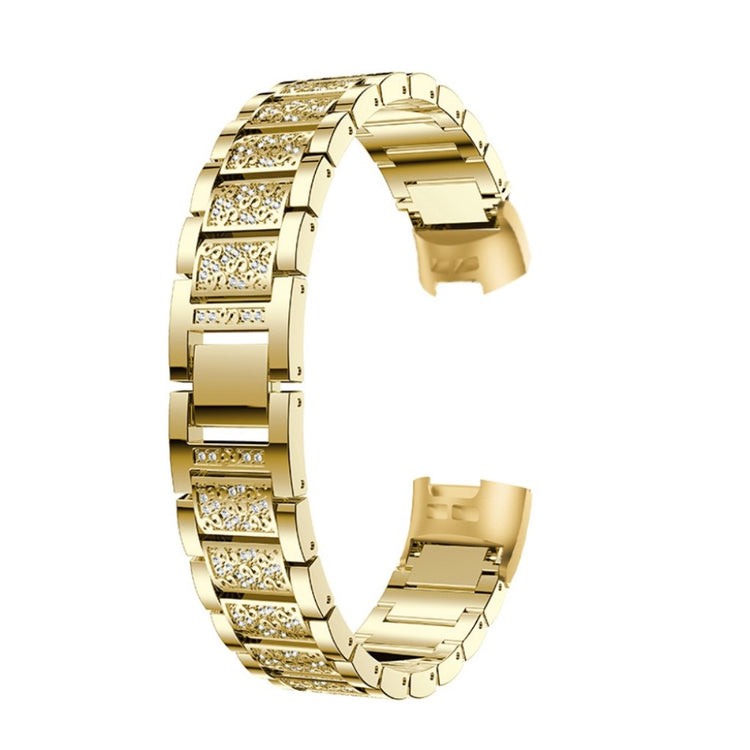 Meget nydelig Fitbit Charge 3 Metal Rem - Guld#serie_2