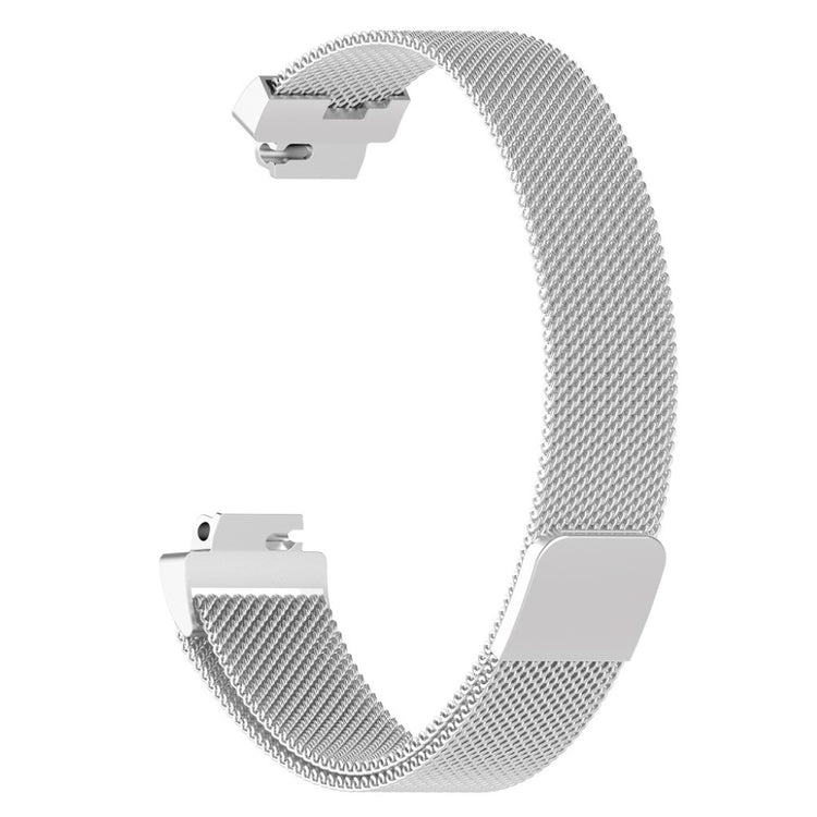 Rigtigt slidstærk Fitbit Inspire Metal Rem - Sølv#serie_012