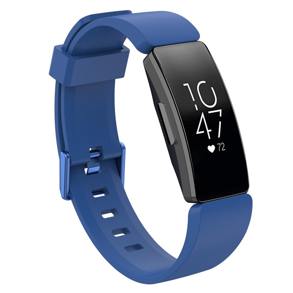 Fortrinligt Fitbit Inspire Silikone Rem - Blå#serie_9