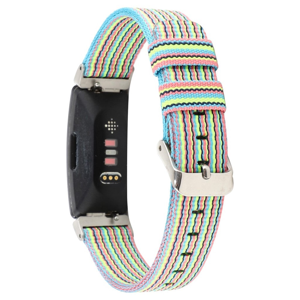 Super fantastisk Fitbit Inspire Nylon Rem - Flerfarvet#serie_7