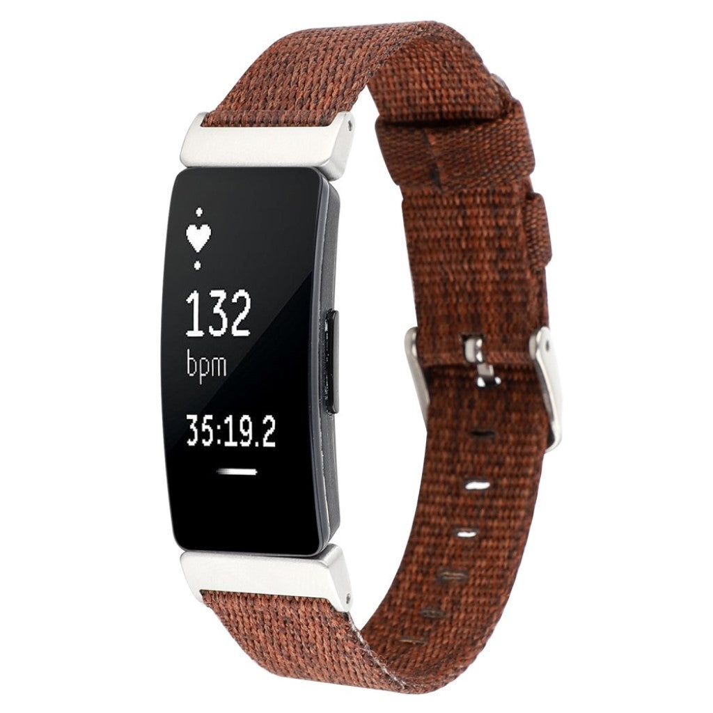 Super fantastisk Fitbit Inspire Nylon Rem - Brun#serie_9