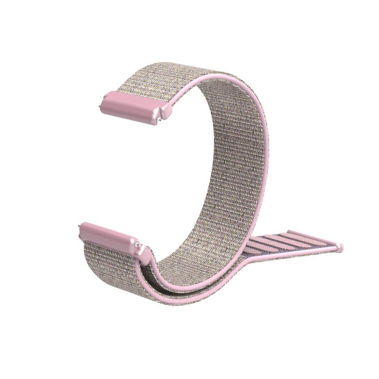 Rigtigt pænt Fitbit Versa Lite Nylon Rem - Pink#serie_3