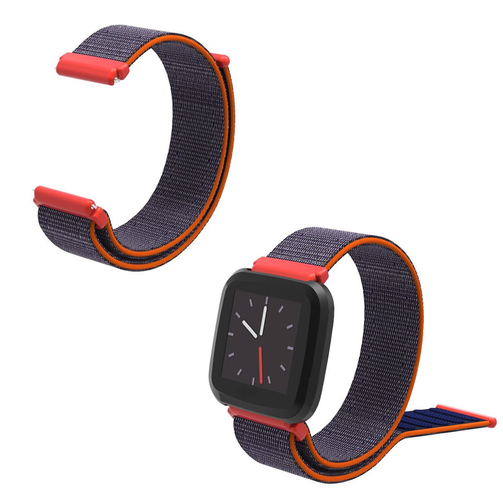 Rigtigt pænt Fitbit Versa Lite Nylon Rem - Flerfarvet#serie_8