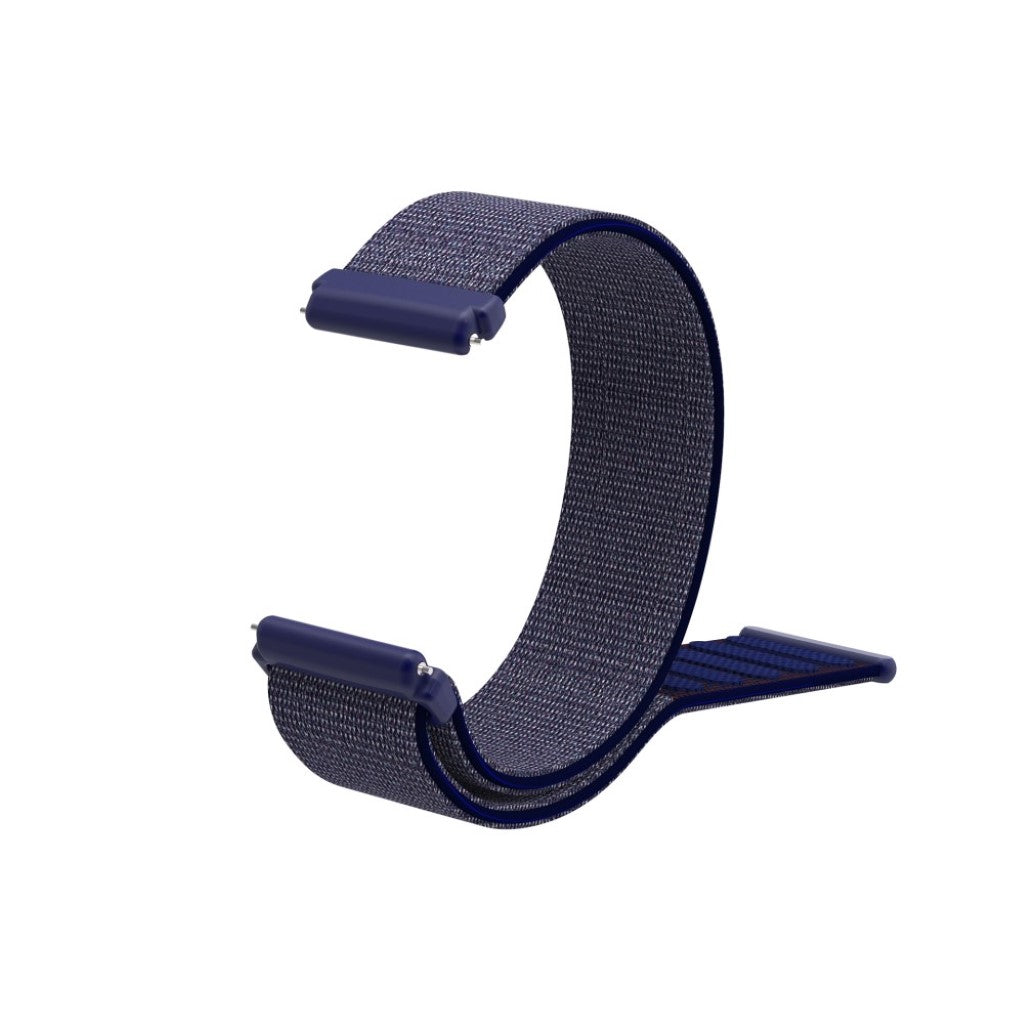 Rigtigt pænt Fitbit Versa Lite Nylon Rem - Blå#serie_9