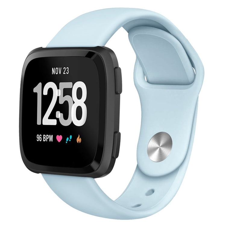 Helt vildt sejt Fitbit Versa Lite Silikone Rem - Blå#serie_10