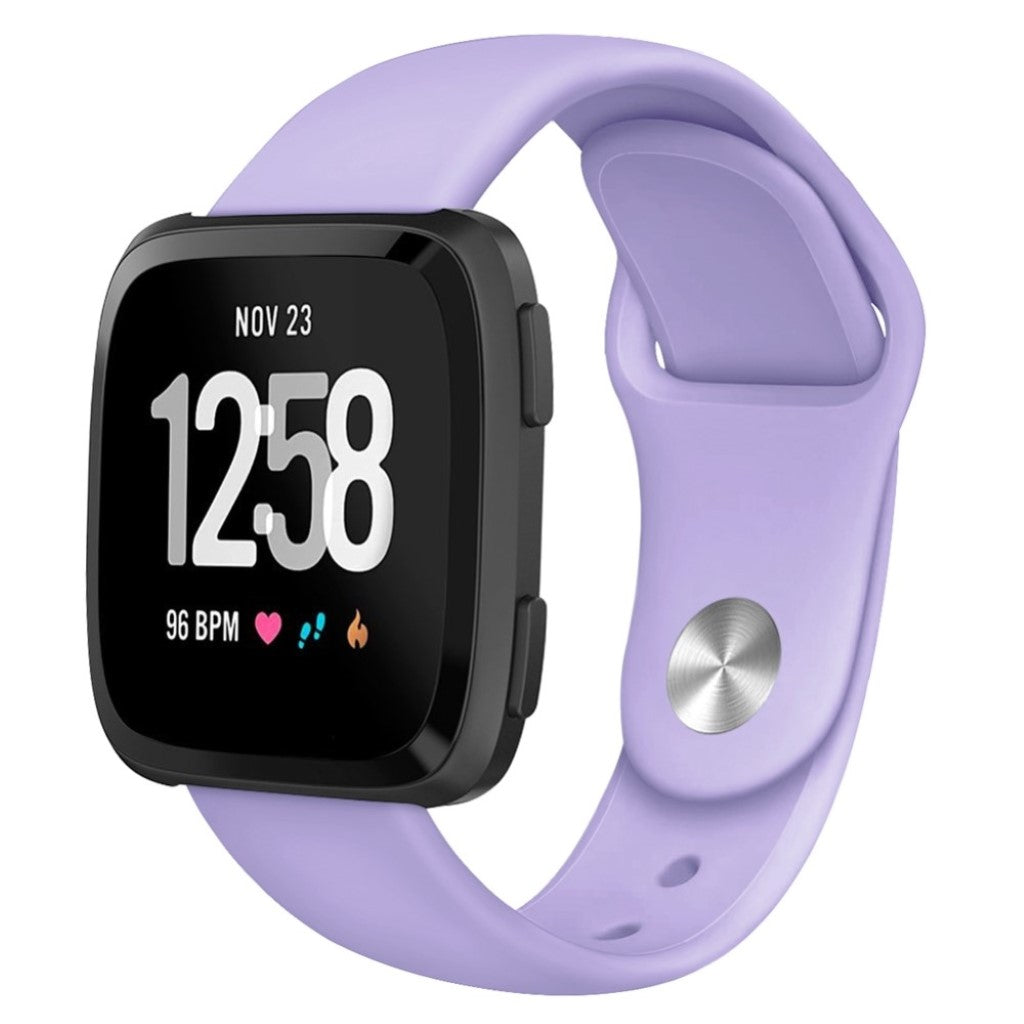 Helt vildt sejt Fitbit Versa Lite Silikone Rem - Blå#serie_14